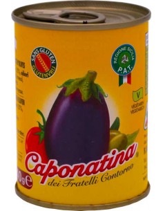 Caponatina Sicilienne – Aubergines, Tomates & Olives 140g Fratelli Contorno 🇮🇹🍆