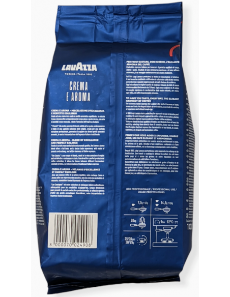 Café en grain Crema aroma 1 KG Lavazza