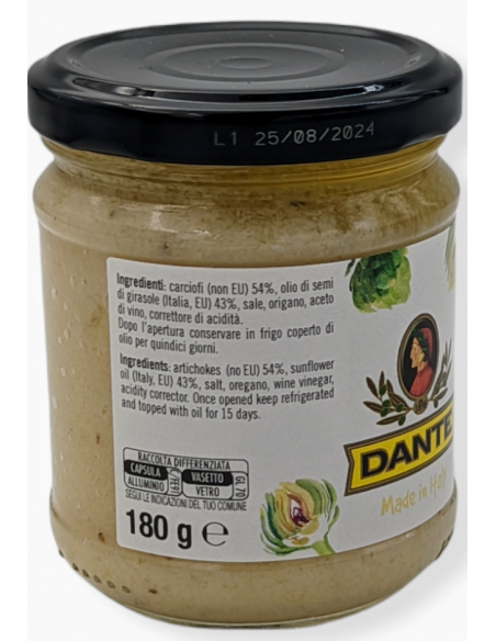 Crème d'artichaux 180gr Dante