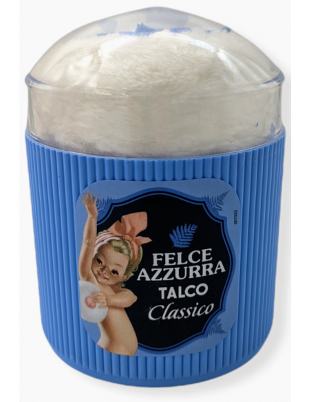 Talc Ponpon classic Felce Azzura Talco 250gr