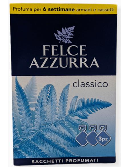 Desodorisant 3 Sachets  Felce Azzurra Classico