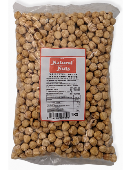 Noisettes Blanches Naturel 1Kg Natural Nuts (Turquie)