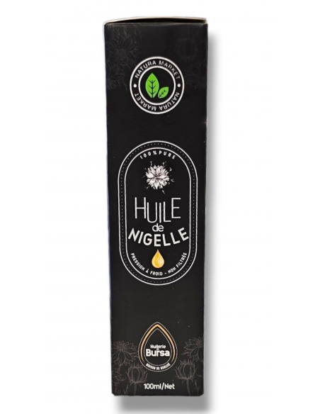 Huile de Nigelle 100 ml 100% Non filtrée - Première Pression à Froid Natura Market