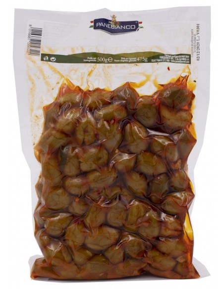 Olives Piquantes Artisanales de Sicile 475g – Panebianco 🌶️