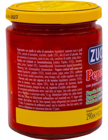 Poivronade Peperonata 290g – Zuccato 🇮🇹🌶️
