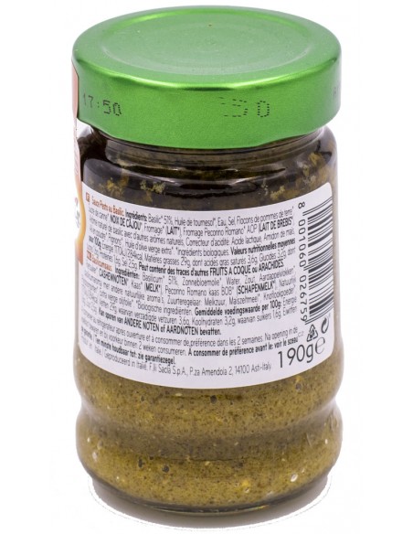 Pesto alla Genovese Bio 190g – Sacla 🇮🇹🌱