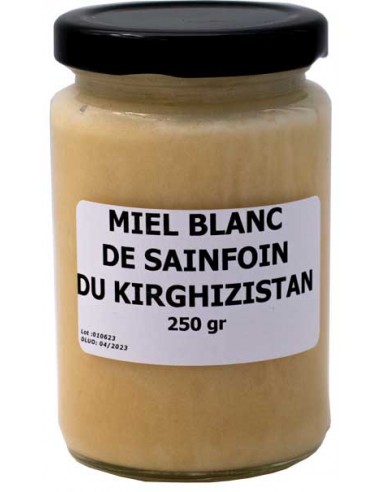Miel blanc du kirghizistan 250g - Mon miel blanc