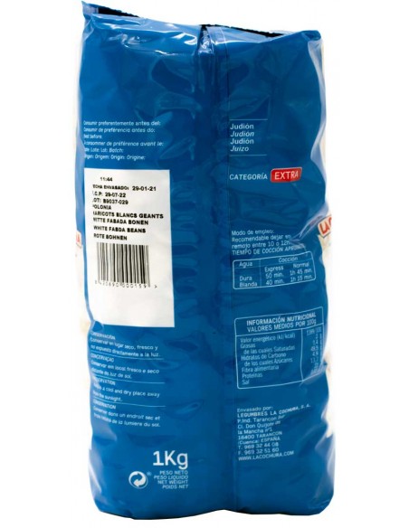 Haricots géants Jumbo 1Kg La Cochura