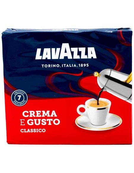 Café Moulu Lavazza Crema Gusto Classico  2x250Gr
