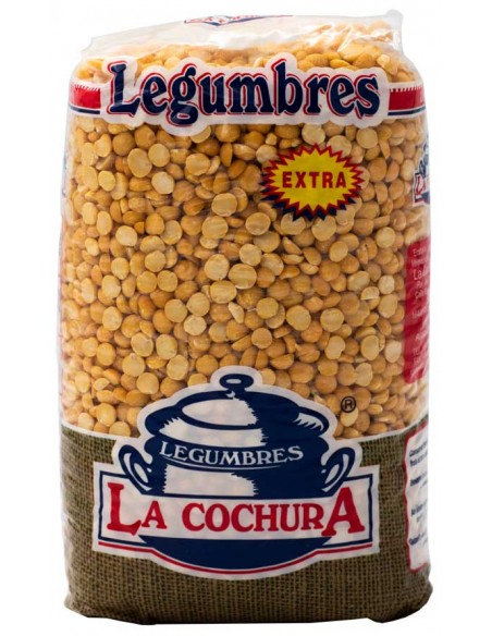 Pois Cassé Jaune Sec 1Kg La Cochura