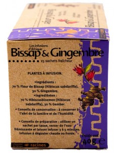 Thé Gingembre & Bissap 25 Sachets Afrique 2