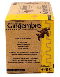 Thé Gingembre 25 Sachets Afrique 2