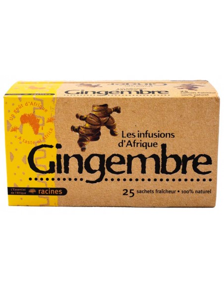 Thé Gingembre 25 Sachets Afrique