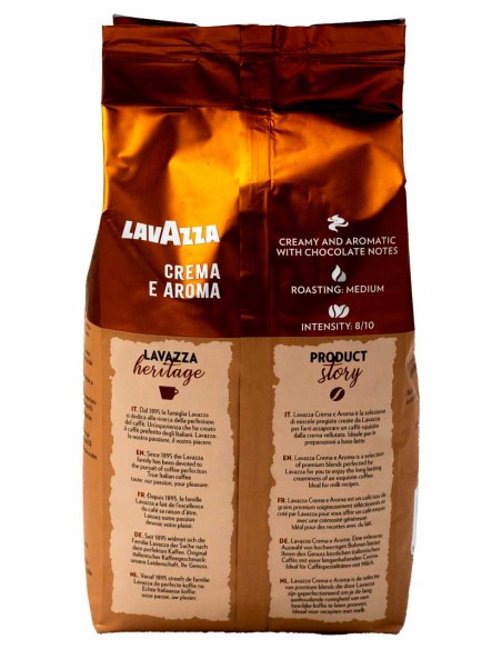 Café en grain crema aroma 1 Kg Lavazza