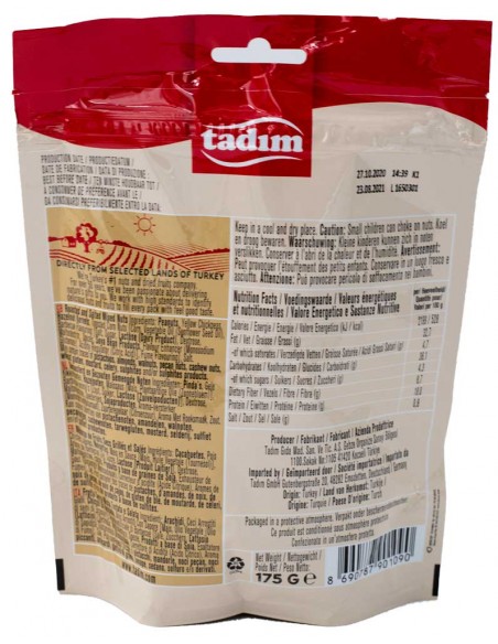 Snack Mix Maïs, Pois-chiche, Noisette, Cacahuete 175gr Tadim