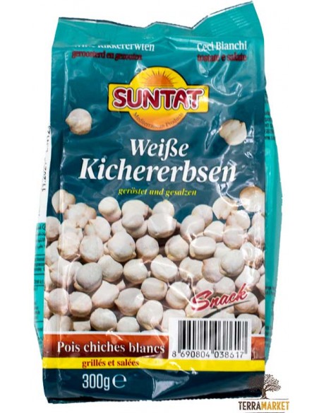 Leblebi Blancs Pois-chiche Grillés Salés 300gr Suntat