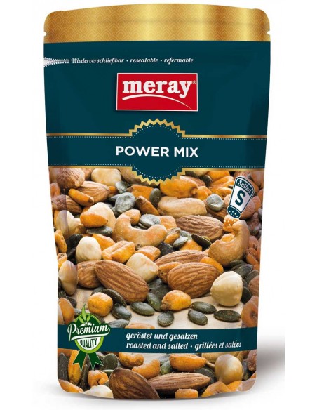 Power Mix Fruits Secs Grillés Salés 150gr Meray