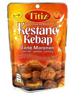 Châtaignes Grillées Décortiquées Titiz – 125g 🌰🔥 Prêtes à Déguster
