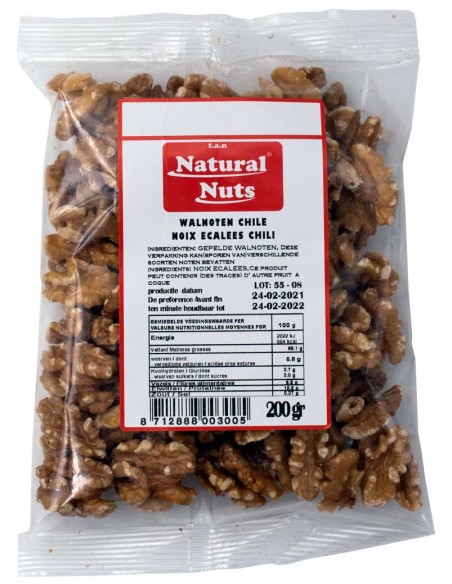 Cerneaux de Noix Du Chili 200gr Natural Nuts