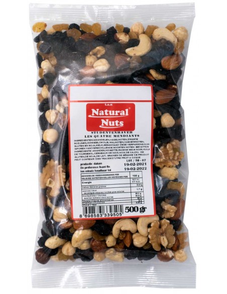 Mendiants 500gr Natural Nuts