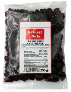 Cranberries Séchées (Canneberge) 250g – Natural Nuts 🍒💧
