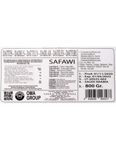Dattes Safawi d'Arabie Saoudite 800gr 2