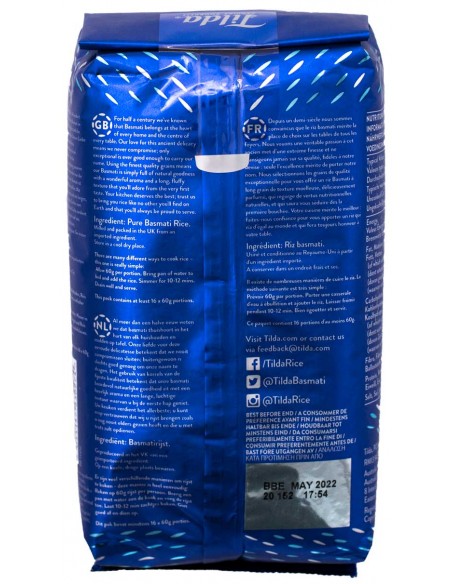 Riz Basmati 1kg Tilda