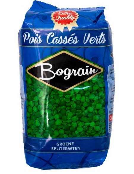 Pois cassés verts 1kg Bograin