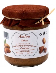 Amlou du Maroc 200g Zahra – Pâte à tartiner artisanale amande, huile d’argan & miel