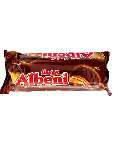 Biscuits Caramel Chocolat Albeni 8pcs Ulker