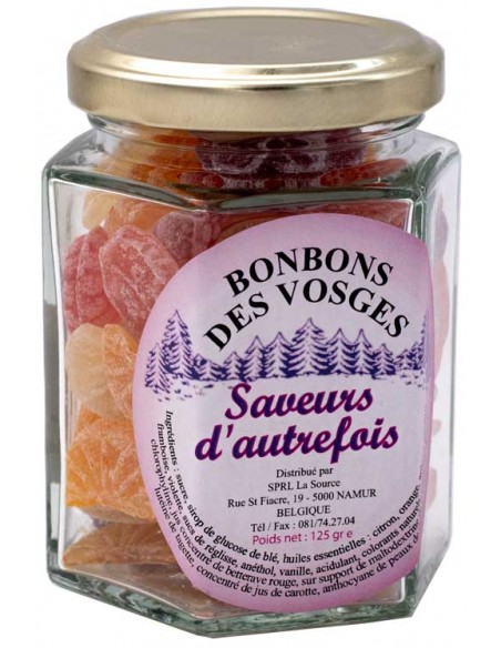 Bonbons des Vosges Saveurs d’Autrefois 125g – Mélange Authentique 🍬🌲