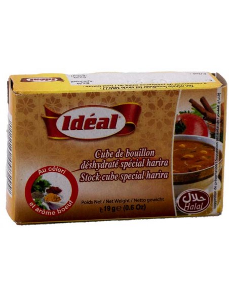 Cubes de bouillon pour Harira 19gr Idéal