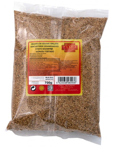 Graines de sésames dorés 700gr Zahia