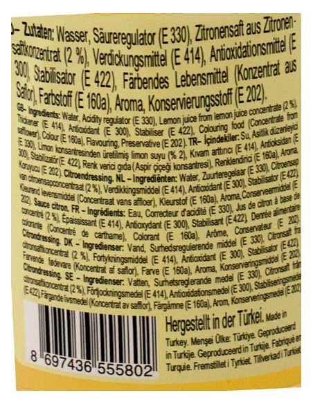 Jus Citron 250ml Ciloglu