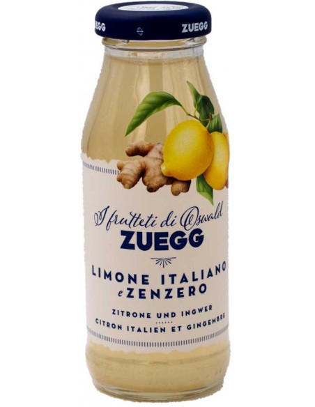 Limonade Véritable à l'italienne Citron Gingembre 200ml Zuegg