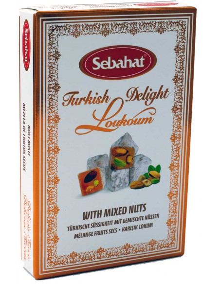 Loukoums Fourré Mix de Noix 250gr Sebahat