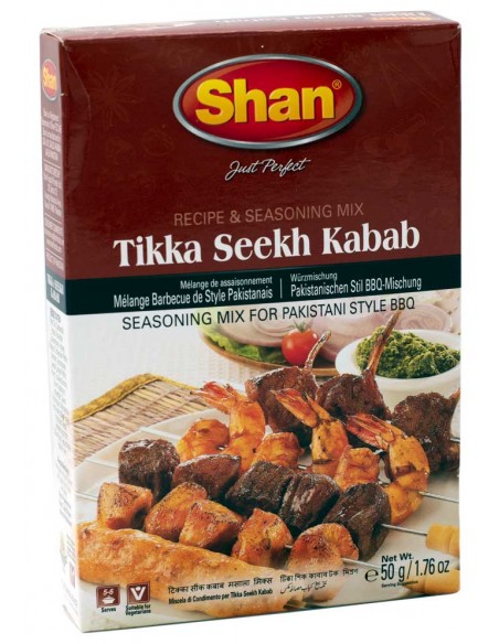 Mélange d'épices Viandes - Tikkah Seekh Kebab 50gr Shan