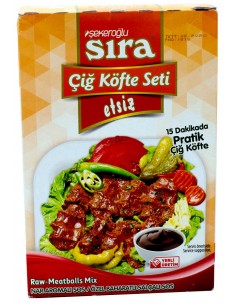 Mélange pour kefta Végétarienne Froide (Cigkofte seti) 500gr Sira