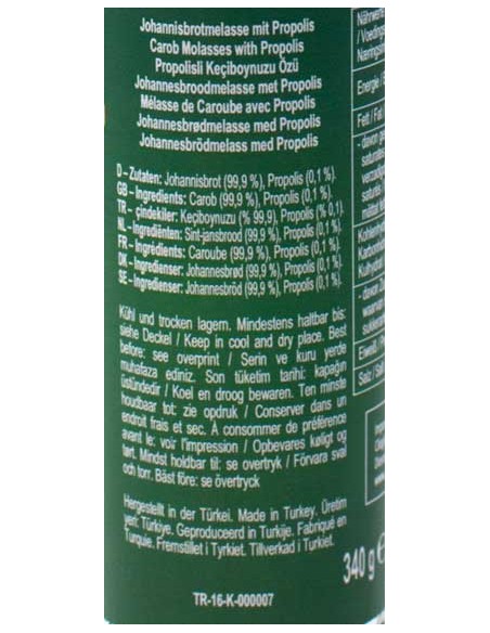 Molasse de Caroube 100% sans sucre ajouté