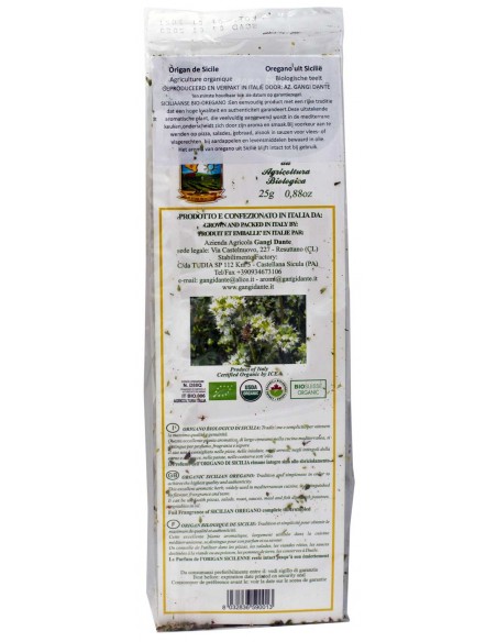 Origan biologique Bouquet de Sicile 25gr Bella