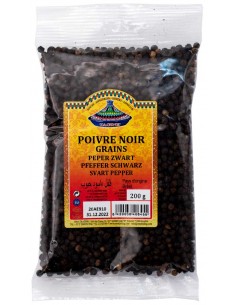 Poivre Noir Grains 200gr...