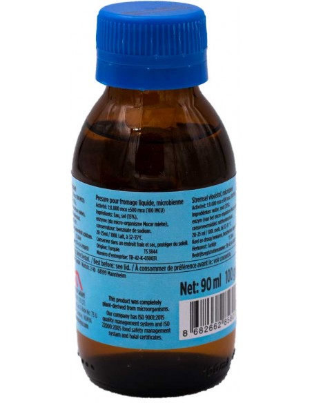 Présure pour fromage 90ml Safir Maya