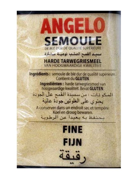 Semoule fine 1kg Angelo