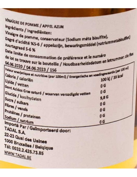 Vinaigre de Pomme 500ml Doganay