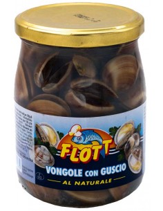 Vongoles Con Guscio Naturale Coques avec coquille 700gr Flott