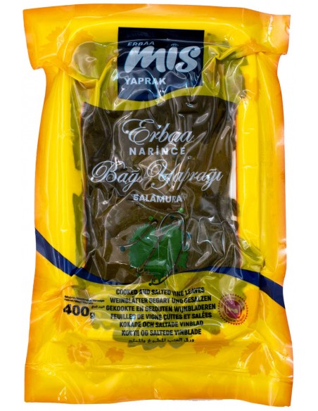 Feuilles de Vigne Prêtes à Farcir Sous vide 400gr Erba