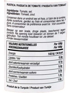 Passatta Sauce tomate RUSTICA 700gr Rio Santa 2