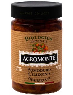 Tomates Cerises demi-sèches Biologique 200gr Agromonte