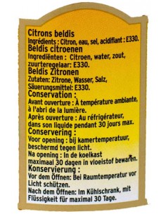 Mini Citrons Confits 370gr Aïcha 2