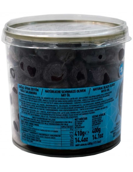 Olives noires  Gourmet de Turquie XS 400gr Marmara Birlik